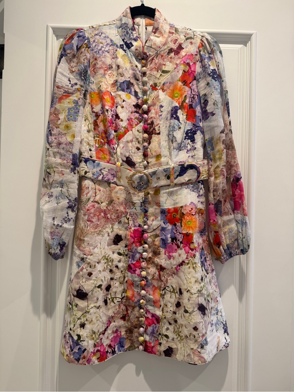 Zimmerman Prima Floral Mini Dress size 1 - Picture 3 of 9